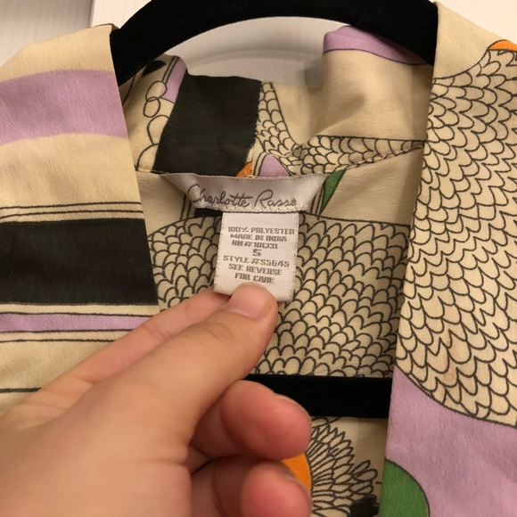 Charlotte Russe peplum blouse - Picture 5 of 5